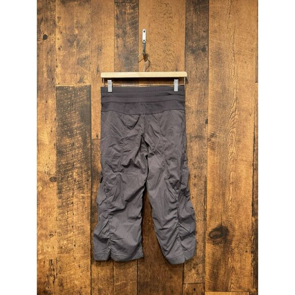Lululemon Dance Studio Crops Grey Size 6 EUC - Picture 2 of 5